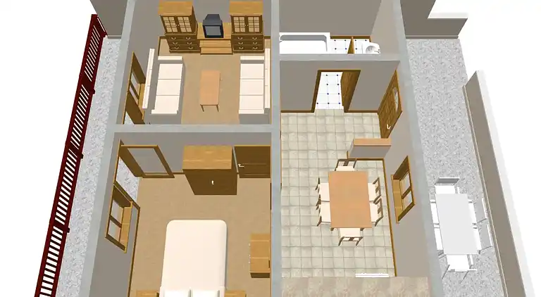 1-Zimmer-Ferienwohnung mit Terrasse und Meerblick Marina,