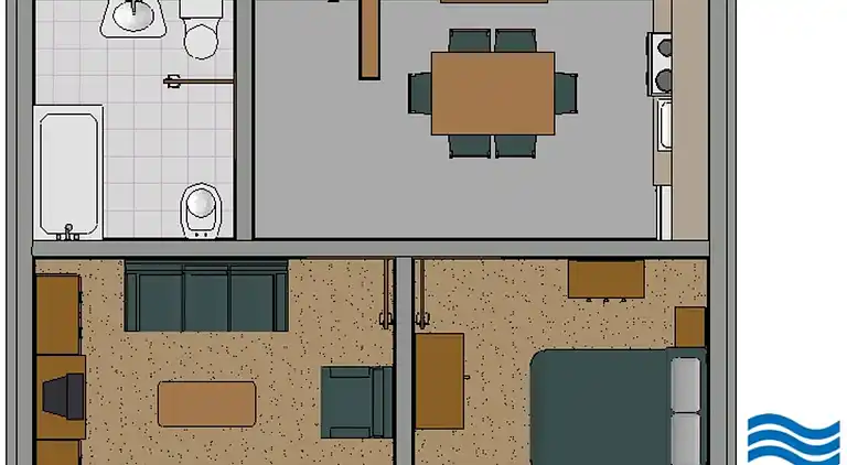 1-Zimmer-Ferienwohnung mit Terrasse und Meerblick Marina,