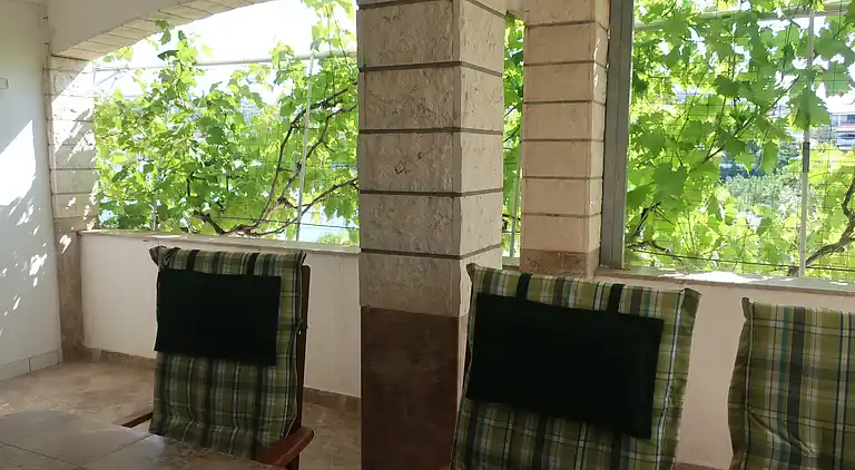 Two bedroom apartment with terrace and sea view Kanica,