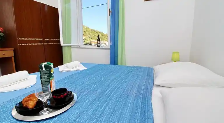 1-Zimmer-Ferienwohnung am Strand Okuklje, Mljet (A-4912-d)