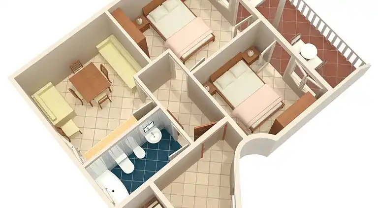 2-Zimmer-Ferienwohnung mit Terrasse und Meerblick Tisno,