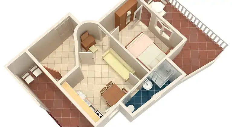 1-Zimmer-Ferienwohnung mit Terrasse und Meerblick Tisno,