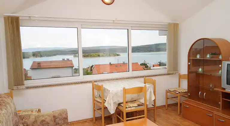 2-Zimmer-Ferienwohnung mit Klima Punat, Krk (A-5343-b)