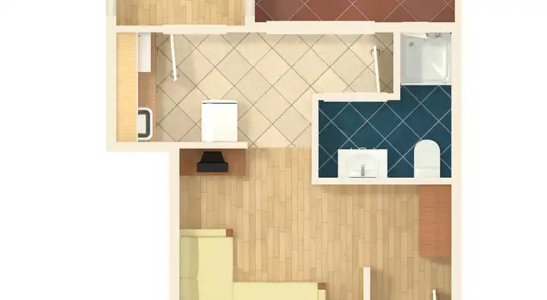 1-Zimmer-Ferienwohnung mit Terrasse und Meerblick Njivice,