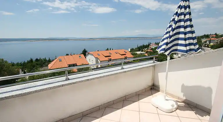 1-Zimmer-Ferienwohnung mit Balkon und Meerblick Dramalj,