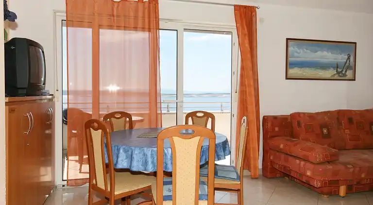 1-Zimmer-Ferienwohnung mit Balkon und Meerblick Dramalj,