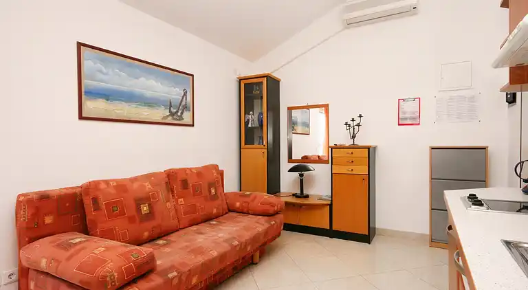 1-Zimmer-Ferienwohnung mit Balkon und Meerblick Dramalj,