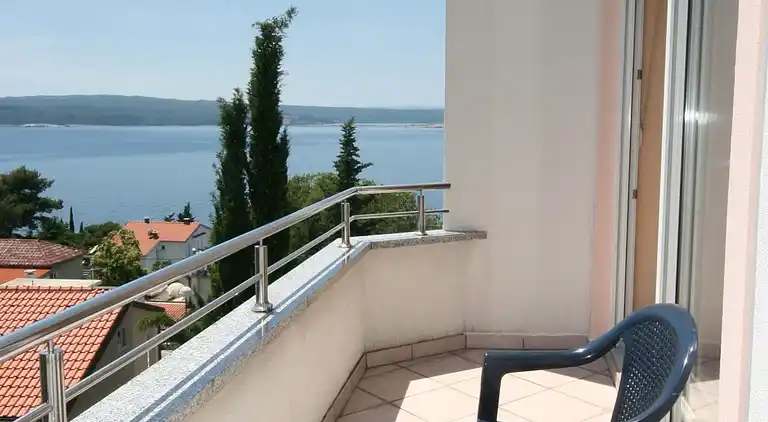 1-Zimmer-Ferienwohnung mit Balkon und Meerblick Dramalj,