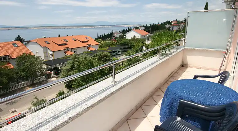 1-Zimmer-Ferienwohnung mit Balkon und Meerblick Dramalj,