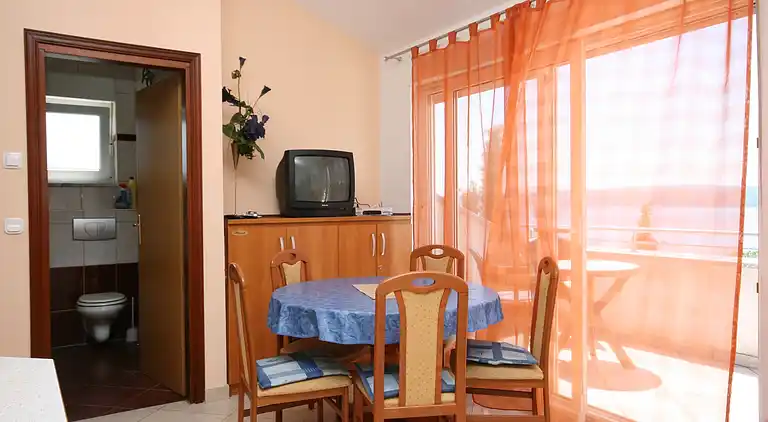 1-Zimmer-Ferienwohnung mit Balkon und Meerblick Dramalj,