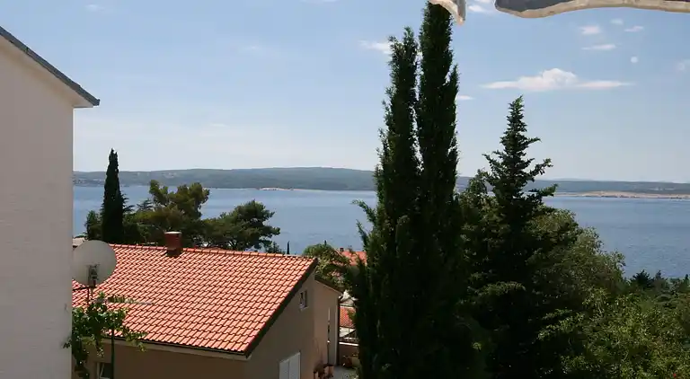 Studio flat with balcony and sea view Dramalj, Crikvenica