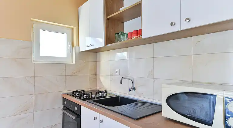 One bedroom apartment with balcony and sea view Bibinje,