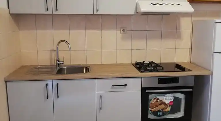 One bedroom apartment with terrace and sea view Podstrana,