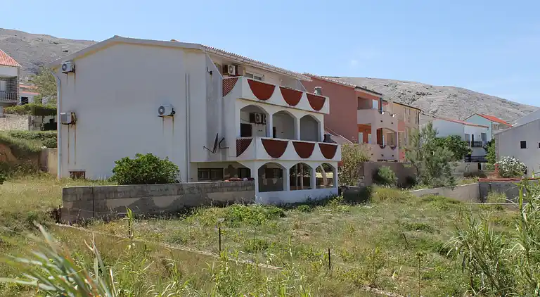2-Zimmer-Ferienwohnung mit Terrasse und Meerblick Pag