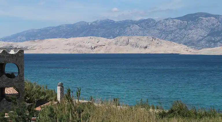 2-Zimmer-Ferienwohnung mit Terrasse und Meerblick Pag