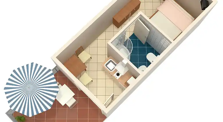 Ferielejlighed i Gradac