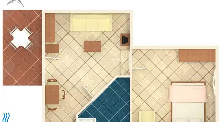 1-Zimmer-Ferienwohnung mit Terrasse Umag (A-7171-d)