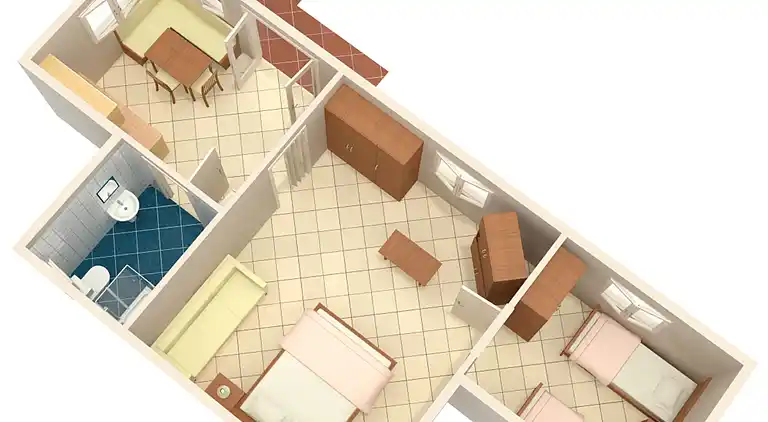 2-Zimmer-Ferienwohnung mit Terrasse Umag (A-7171-b)