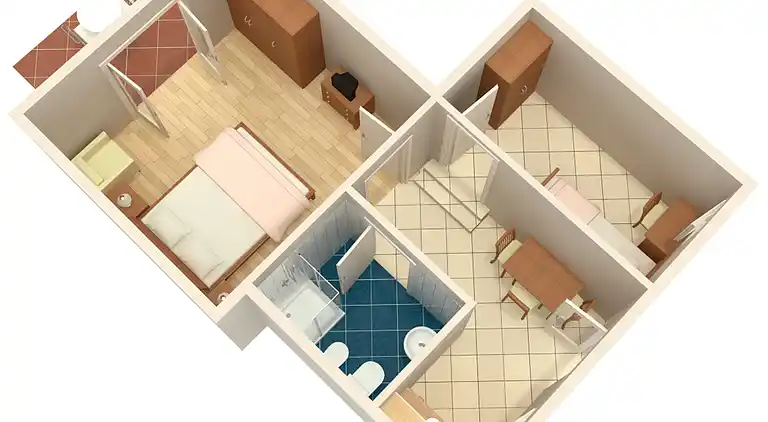 2-Zimmer-Ferienwohnung mit Terrasse Umag (A-7171-c)