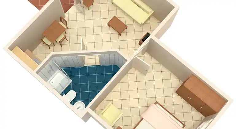 1-Zimmer-Ferienwohnung mit Terrasse Umag (A-7171-d)