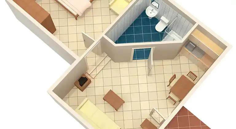 1-Zimmer-Ferienwohnung mit Terrasse Umag (A-7171-d)