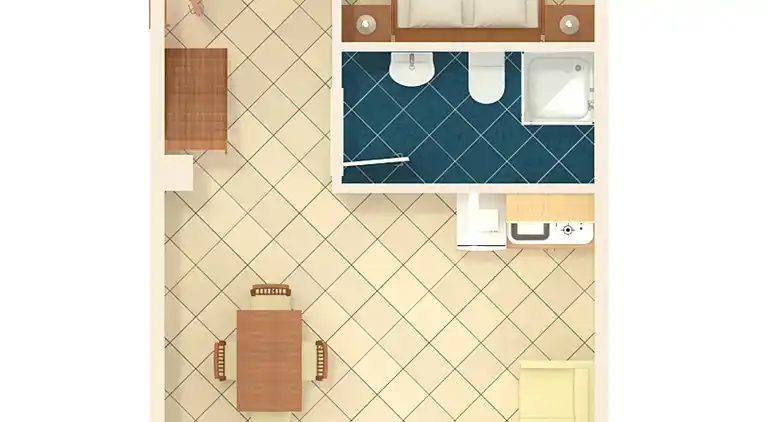 2-Zimmer-Ferienwohnung mit Balkon und Meerblick Duce, Omis