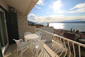 Studio flat with terrace and sea view Duće, Omiš (AS-7532-d)