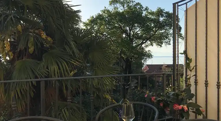 One bedroom apartment with terrace and sea view Lovran,