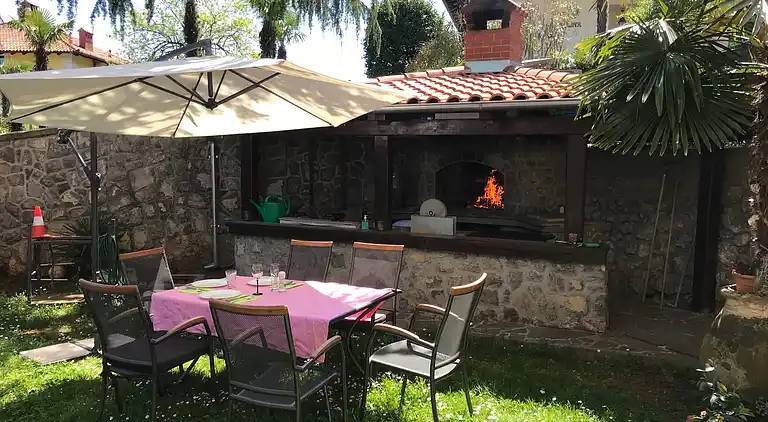 One bedroom apartment with terrace and sea view Lovran,