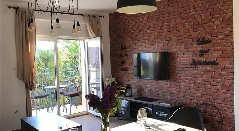 One bedroom apartment with terrace and sea view Lovran,