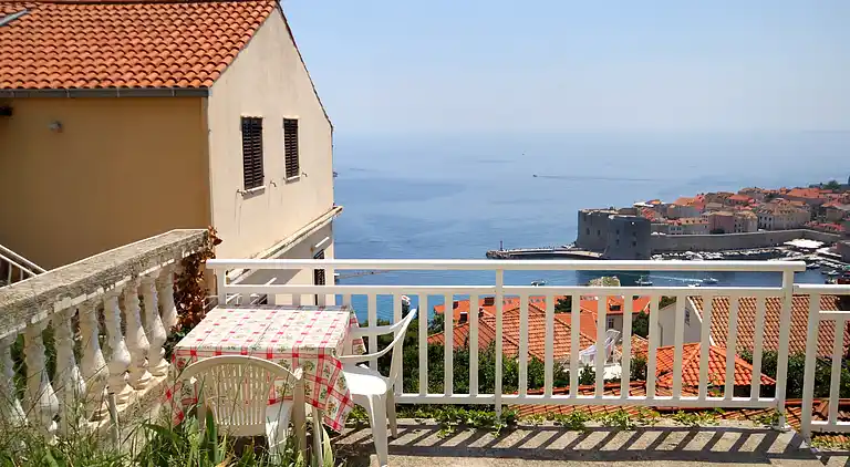 1-Zimmer-Ferienwohnung mit Terrasse und Meerblick Dubrovnik