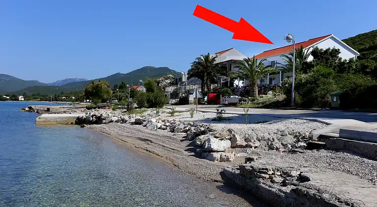 Two bedroom apartment near beach Drače, Pelješac (A-10130-a)