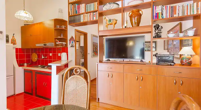 Studio Appartement mit Terrasse und Meerblick Makarska
