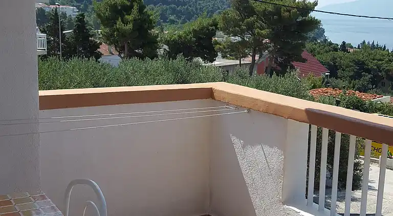 Studio flat with terrace and sea view Gradac, Makarska