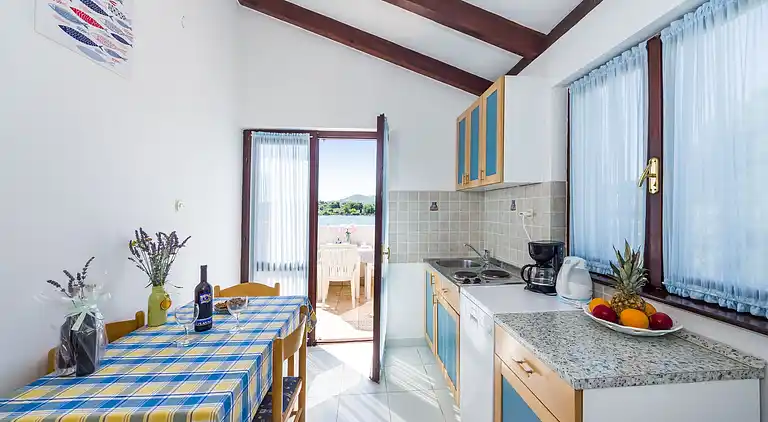 One bedroom apartment near beach Ždrelac, Pašman (A-12662-a)