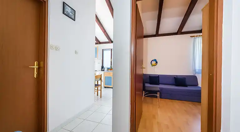 One bedroom apartment near beach Ždrelac, Pašman (A-12662-a)