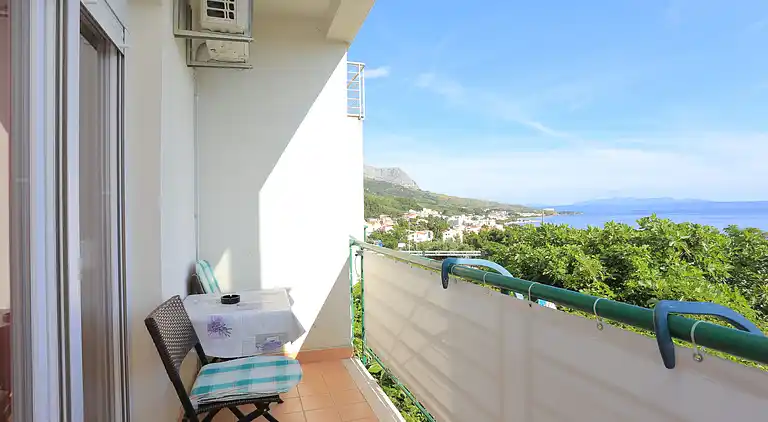 1-Zimmer-Ferienwohnung mit Balkon und Meerblick Tucepi,