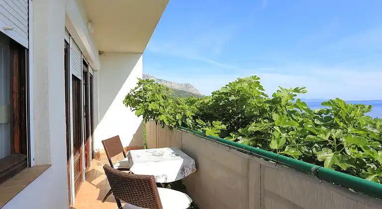 1-Zimmer-Ferienwohnung mit Balkon und Meerblick Tucepi,