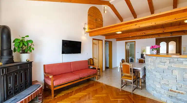 Two bedroom apartment with balcony and sea view Crikvenica