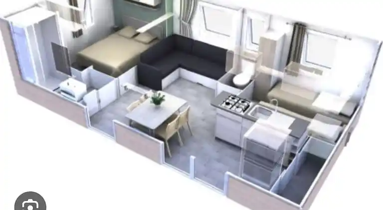 camping 4 Etoiles A St Jeans-De-Monts Mobil home 4à6 pers