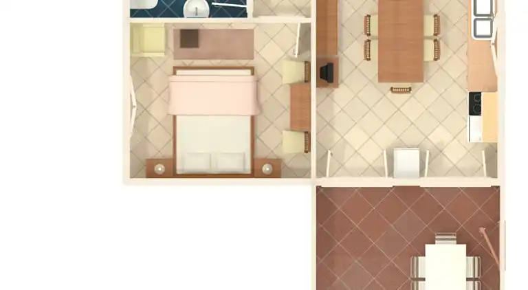 Two bedroom apartment near beach Seget Vranjica, Trogir