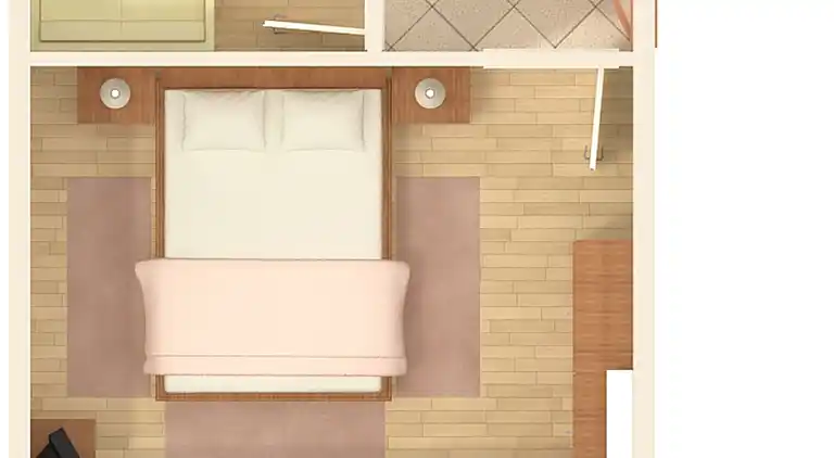 1-Zimmer-Ferienwohnung mit Terrasse und Meerblick Selce,