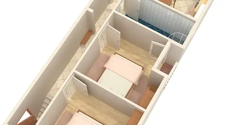 2-Zimmer-Ferienwohnung mit Terrasse und Meerblick Selce,