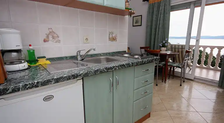 1-Zimmer-Ferienwohnung mit Terrasse und Meerblick Selce,