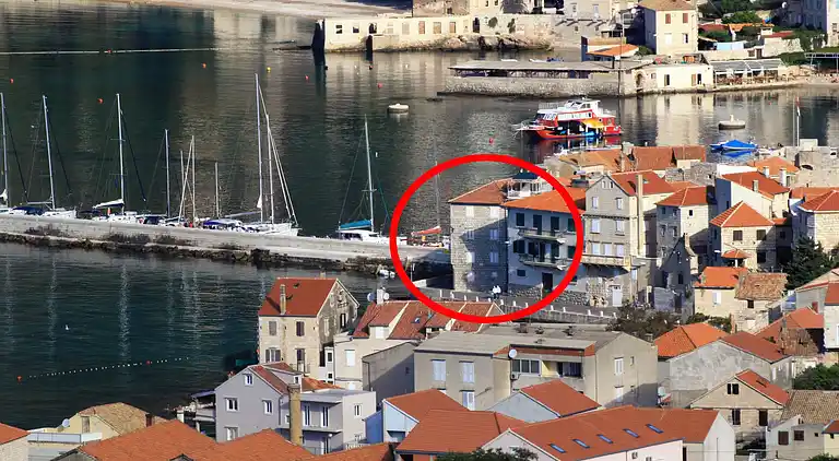 Studio Appartement mit Terrasse und Meerblick Komiza, Vis