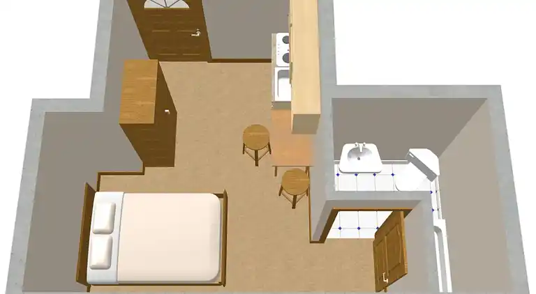 Studio Appartement mit Terrasse und Meerblick Komiza, Vis