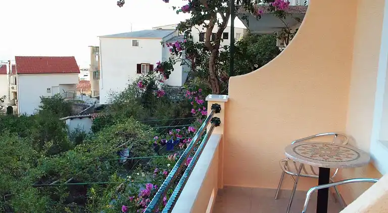 1-Zimmer-Ferienwohnung mit Balkon und Meerblick Baska Voda,