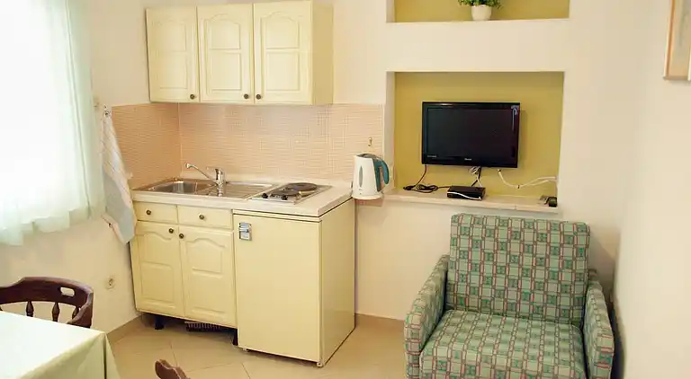 1-Zimmer-Ferienwohnung mit Balkon und Meerblick Baska Voda,
