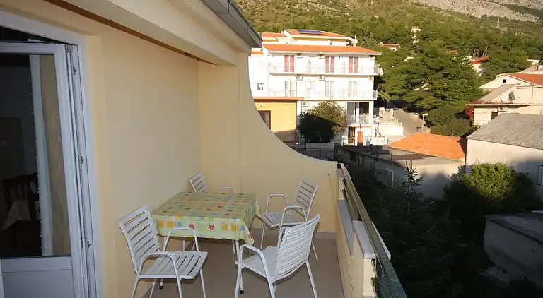 1-Zimmer-Ferienwohnung mit Terrasse und Meerblick Baska