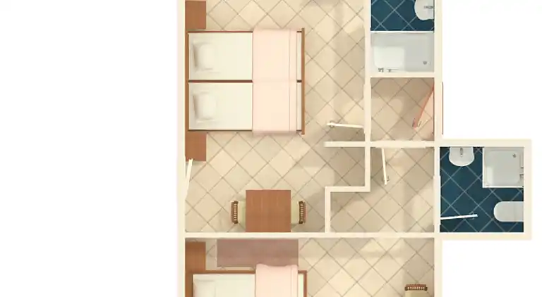 1-Zimmer-Ferienwohnung am Strand Nemira, Omis (A-2782-f)